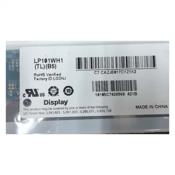 1366 (RGB) lap-top X768 LCD επιτροπή/10,1 καρφίτσα επιτροπής ίντσας LCD LP101WH1 TLB5 LVDS 40