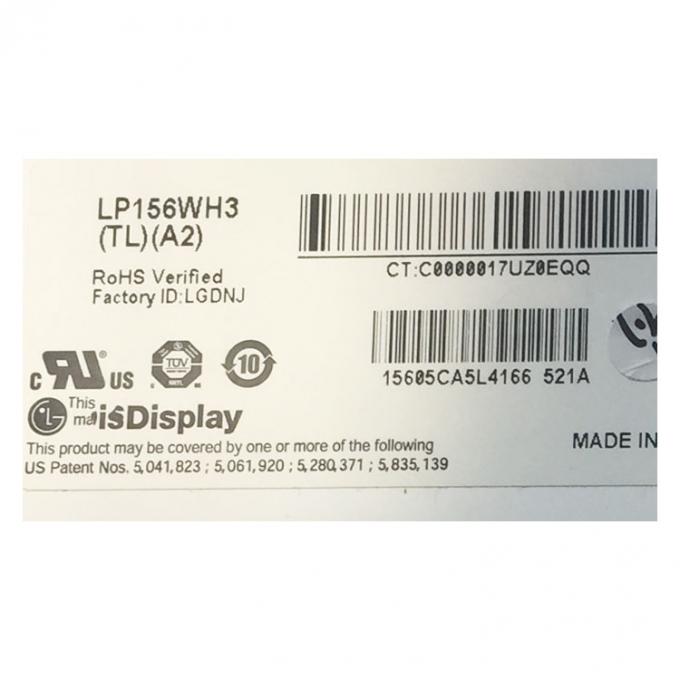 Χρησιμοποιημένο TLA2 lap-top LCD LP156WH3 οθόνη/15,6 ΚΑΡΦΊΤΣΑ επίδειξης lap-top LVDS 40 με 1366x768